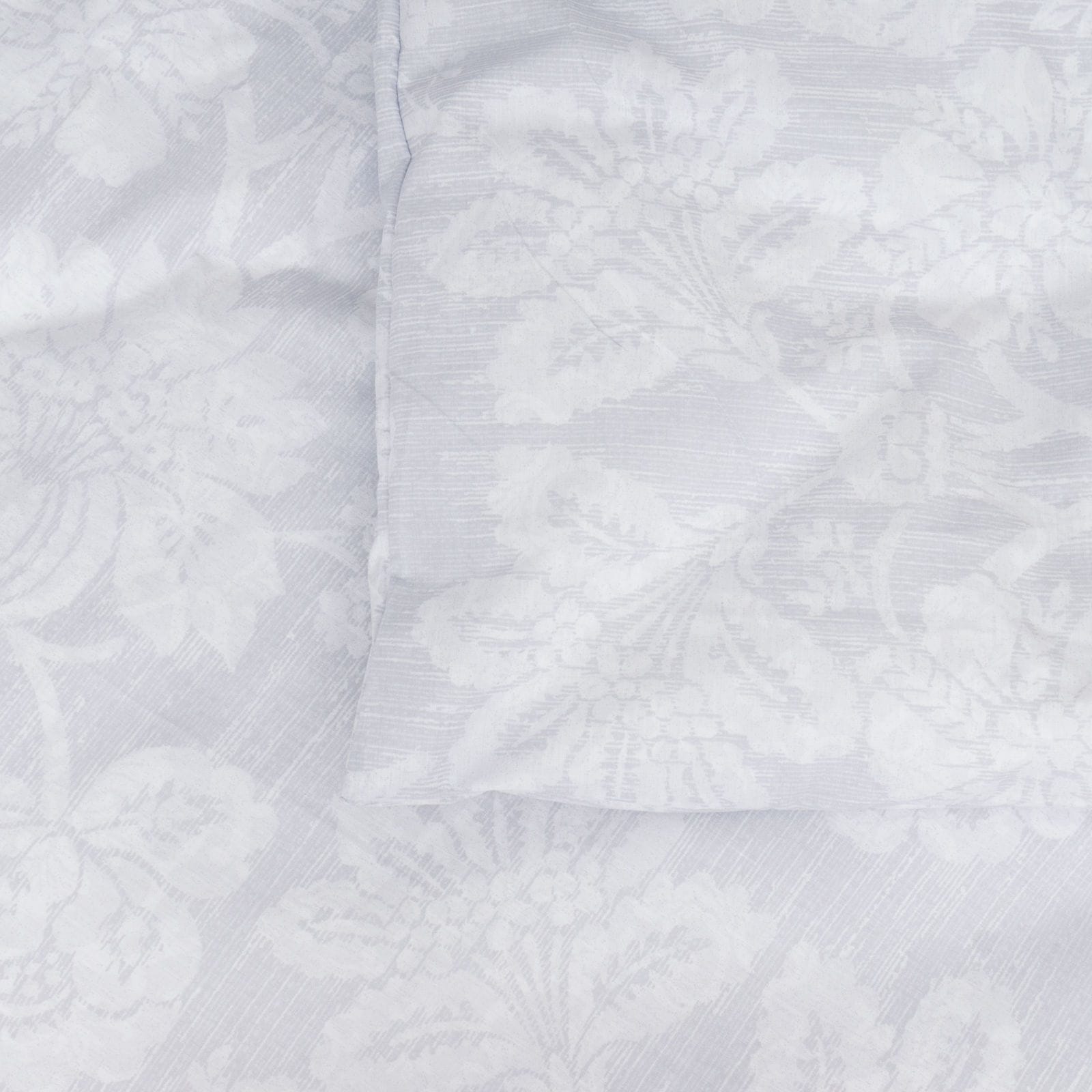 Soft Cotton King Quilt Set White Floral