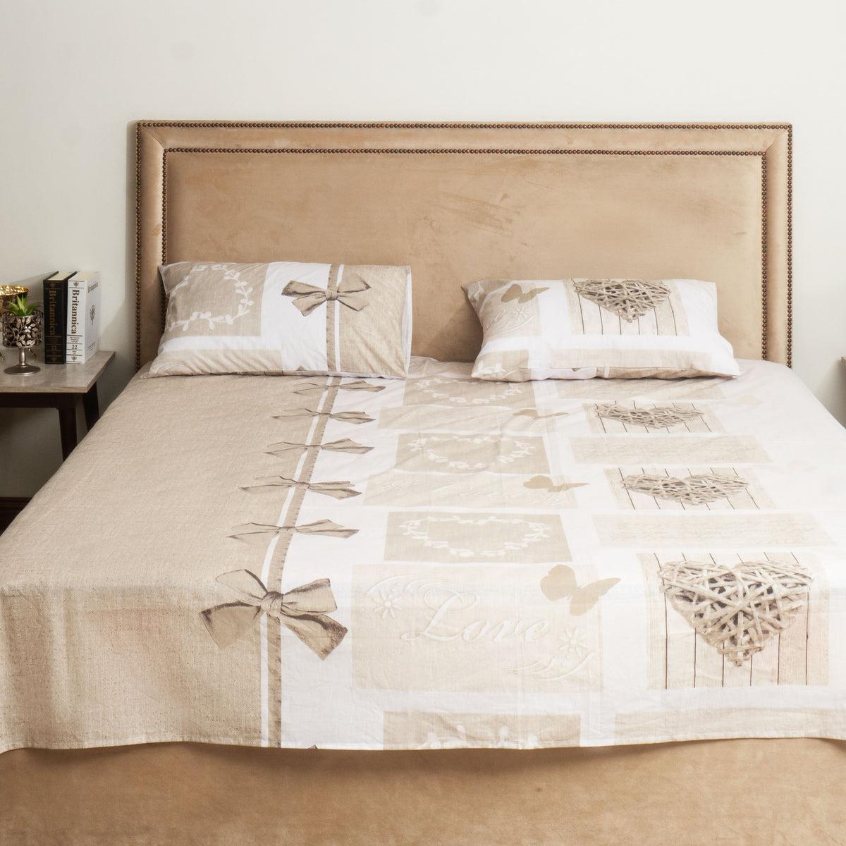 Heart King Bed Set