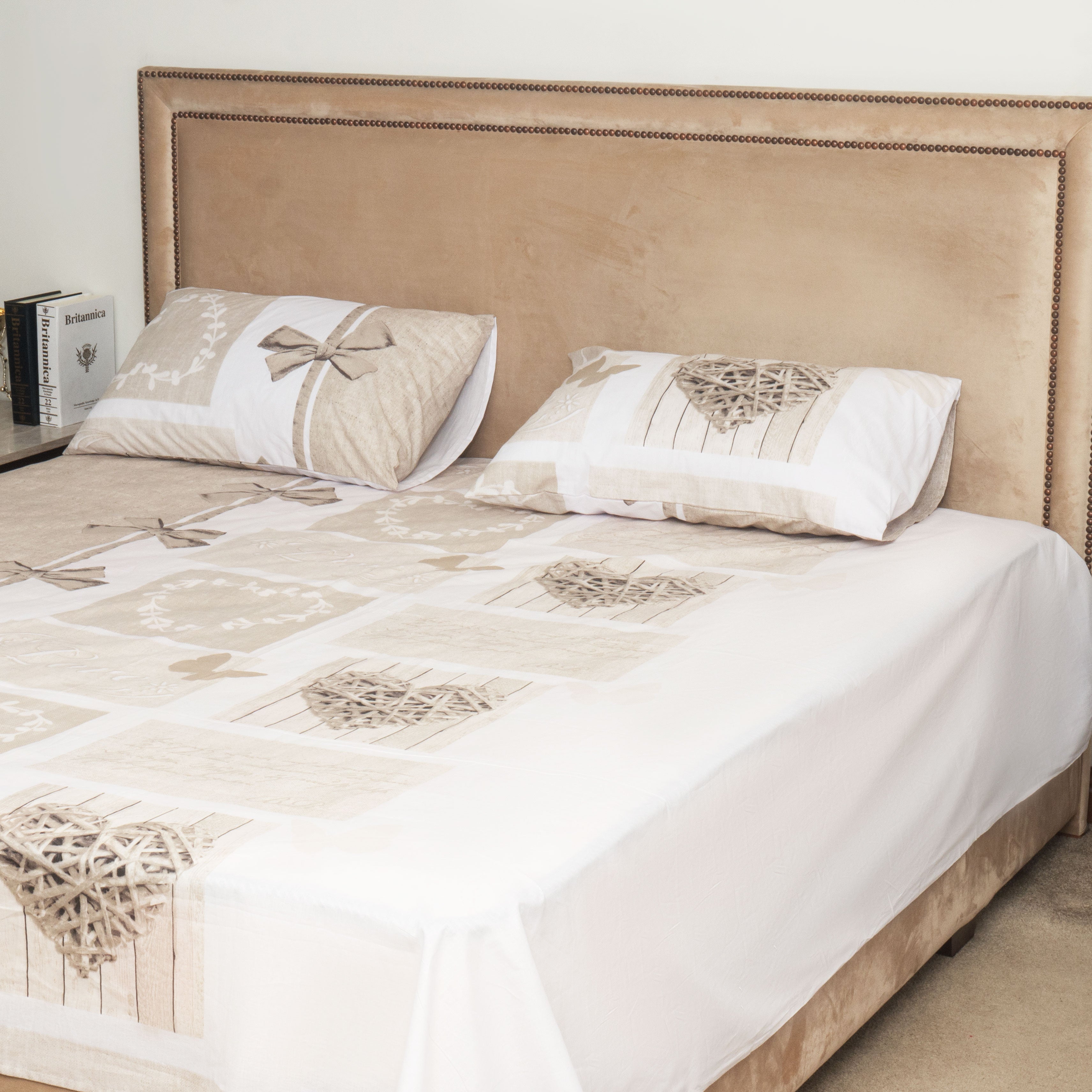 Heart King Bed Set