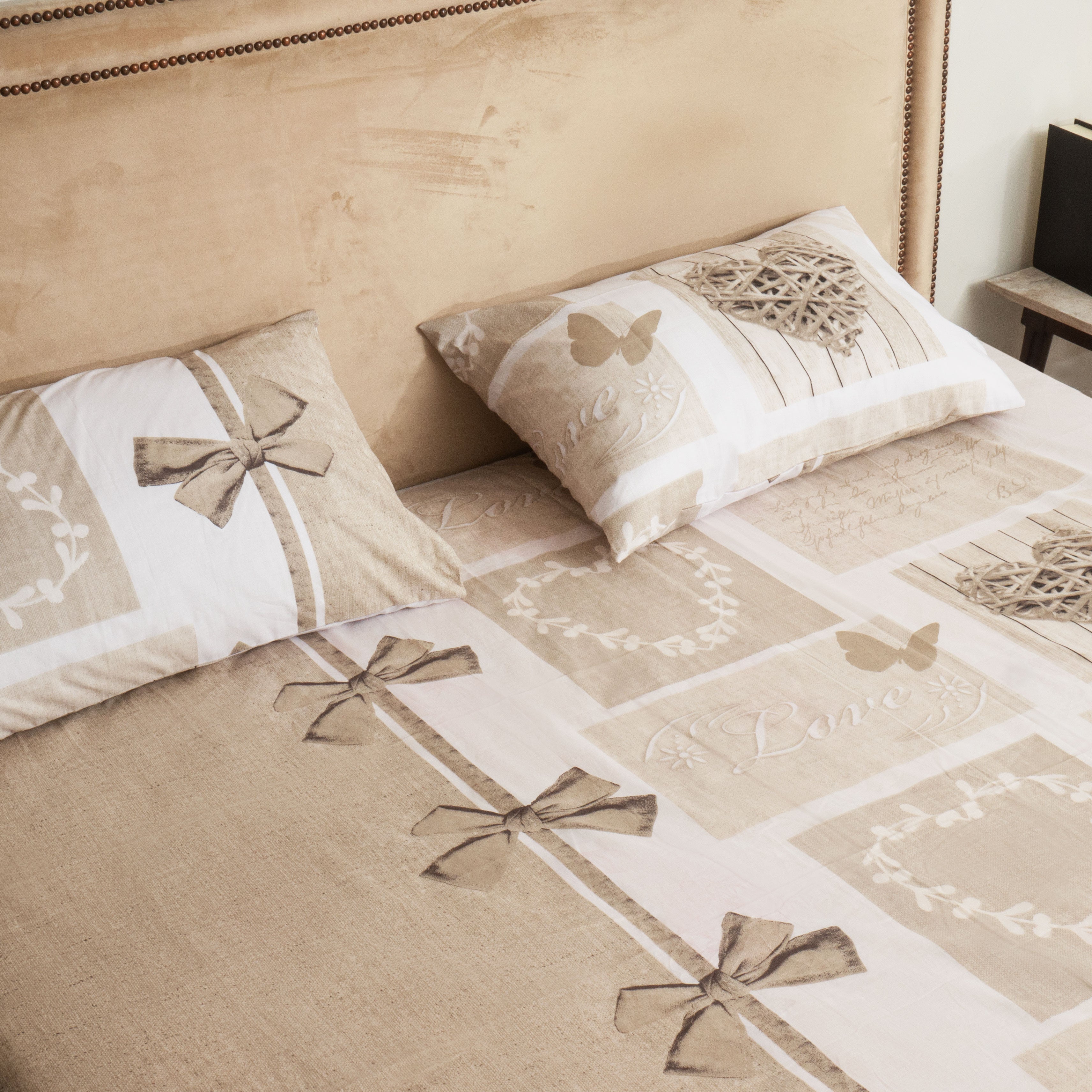 Heart King Bed Set